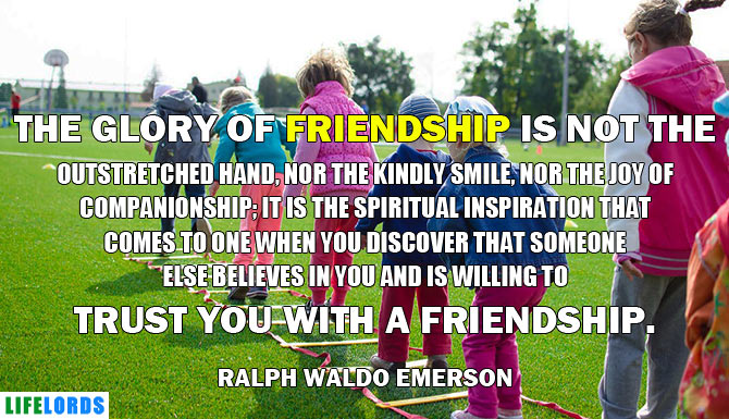 Best Friendship Quote By Ralph Waldo Emerson