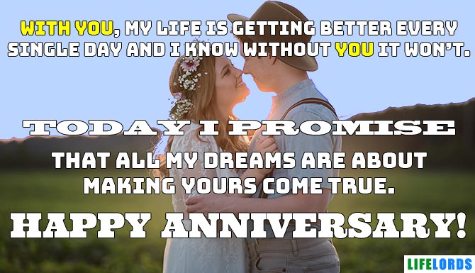 Best Anniversary Quote For Cute Wife