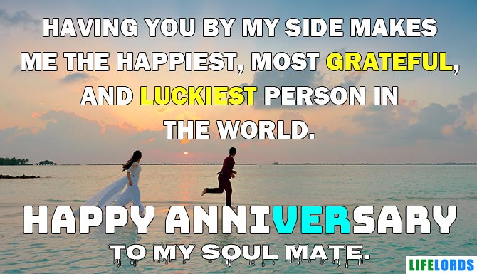 Sweet Anniversary Quote For Soulmate