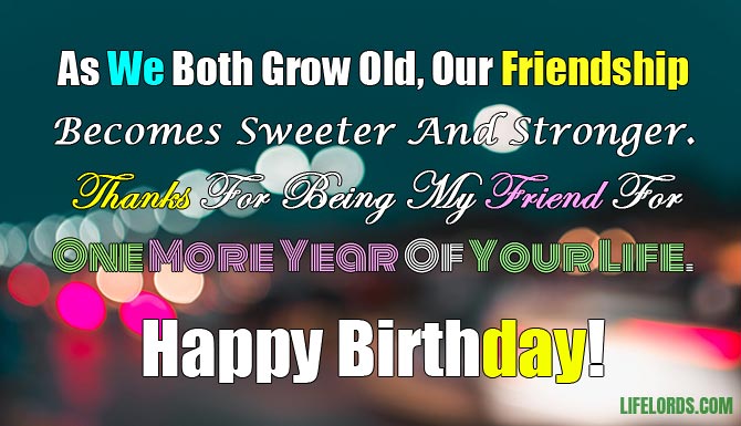 Positive Happy Birthday Quote For Friend