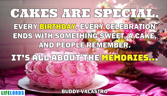 Birthday Cake Quote With Image