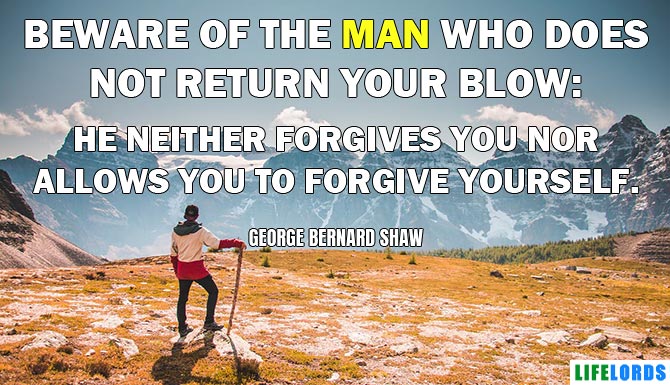 Forgiveness Quote of The Day By G.B. Shaw