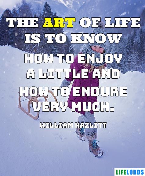 The Art of Life Quote of The Day