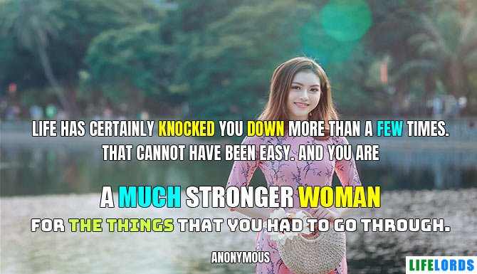 Motivational Quote For Strong Women