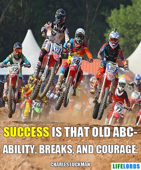 Success is That Old ABC Quote By Charles Luckman