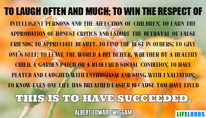 What is The Definition of Success Quote