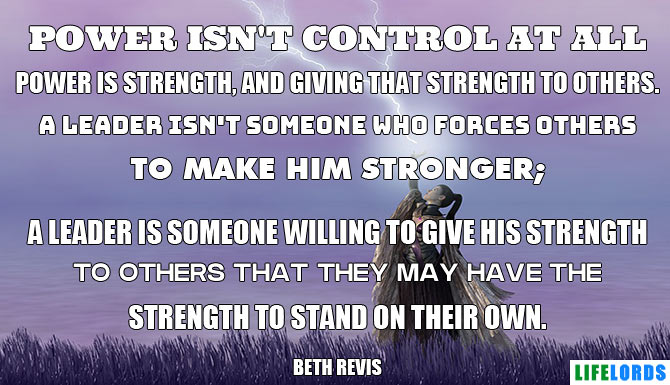 Most Powerful Leadership Quote By Beth Revis