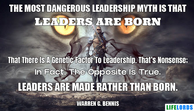 True Leadership Quote By Warren G. Bennis