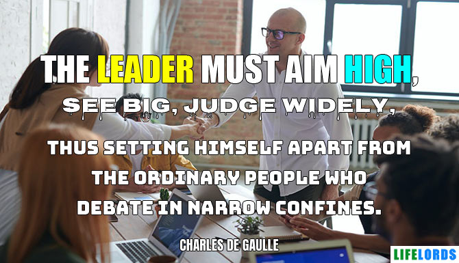 Famous Leadership Quote By Charles De Gaulle