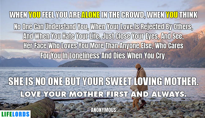 Inspirational Quotation For Mother's Day