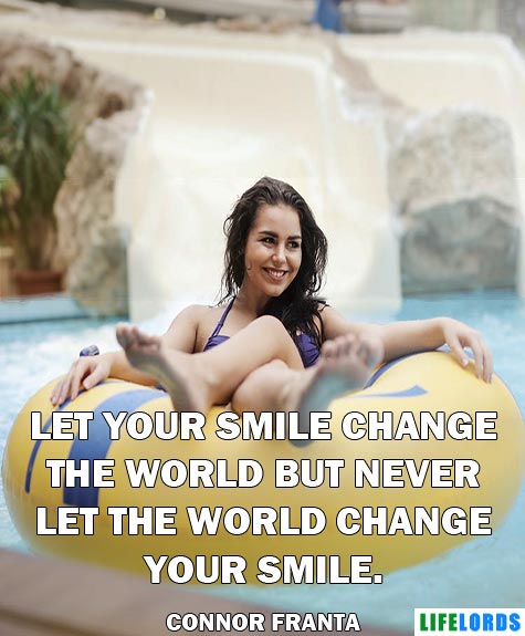 Smile Changes The World Quote For Pinterest