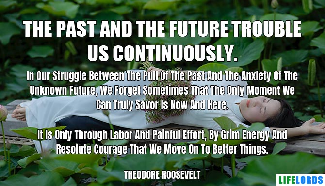 Moving onto Better Things Quote By Teddy Roosevelt