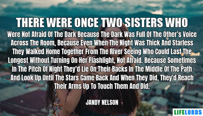 There Were Once Two Sisters Quote