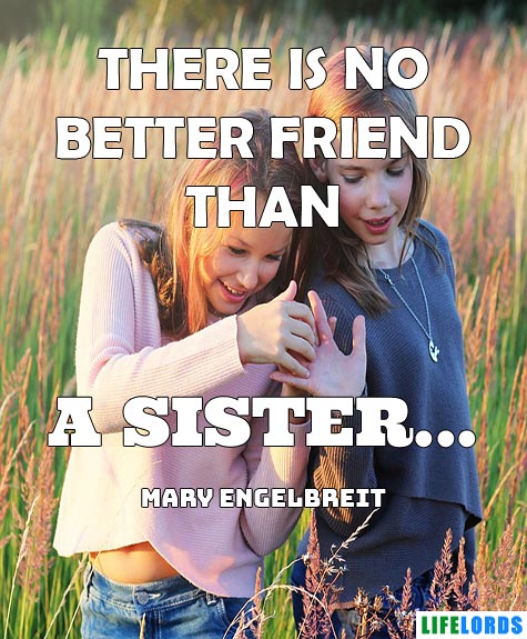 Best Friend Like Sister Quote By Mary