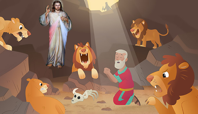 The Story of Daniel In The Lion's Den